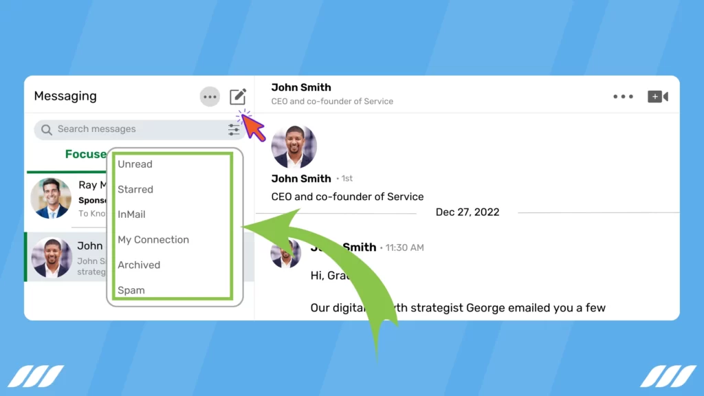 LinkedIn Outreach：发现消息请求